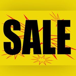 Sale all the items with 💛 (yellow heart emoji) $13